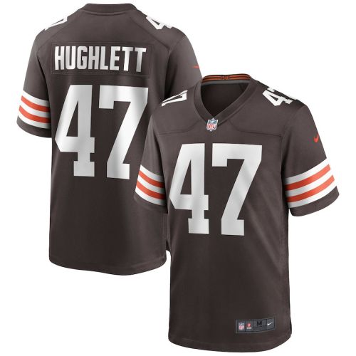 Charley Hughlett 47 Cleveland Browns Men's Game Jersey - Brown