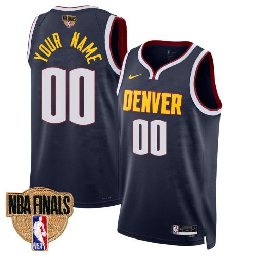 Custom 00 Denver Nuggets Final Champions 2023 Swingman Jersey - Black