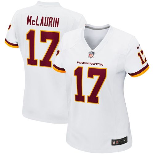 Terry McLaurin 17 Washington Commanders Football Team Women Game Jersey - White