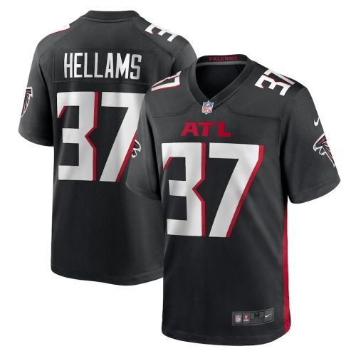 DeMarcco Hellams 37 Atlanta Falcons Men Team Game Jersey - Black