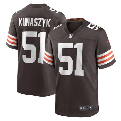 Jordan Kunaszyk Cleveland Browns Game Player Jersey - Brown