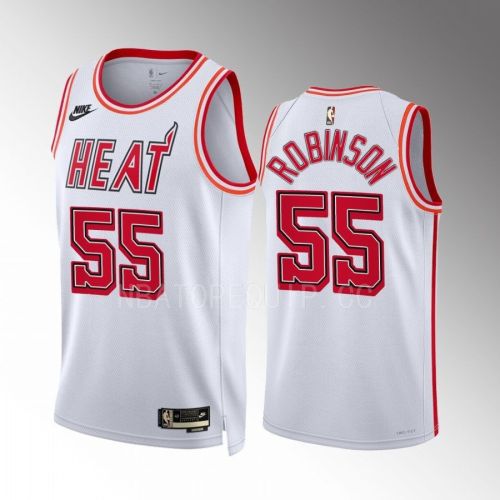 Miami Heat Duncan Robinson 55 2022-23 Classic Edition White Men Jersey Swingman