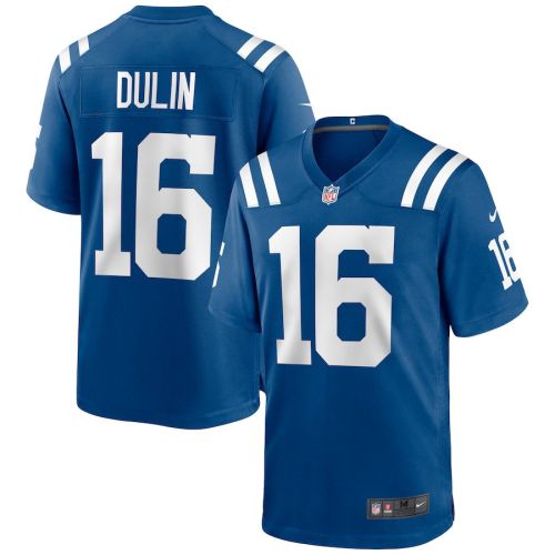 Ashton Dulin 16 Indianapolis Colts Men Game Jersey - Royal