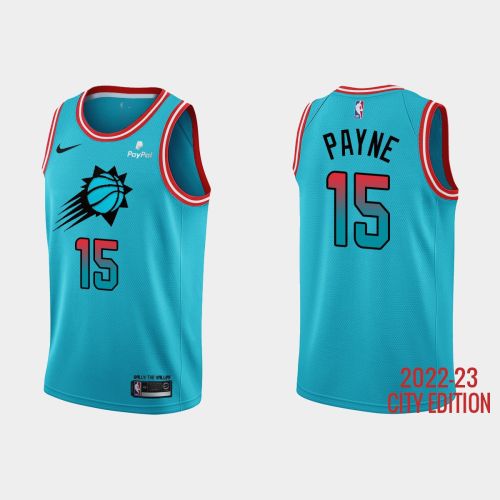 Phoenix Suns 15 Cameron Payne 2022-23 City Edition Blue Men Jersey