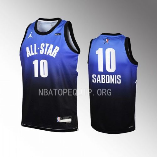 Domantas Sabonis 10 Sacramento Kings 2023 NBA All-Star Men Jersey - Orange