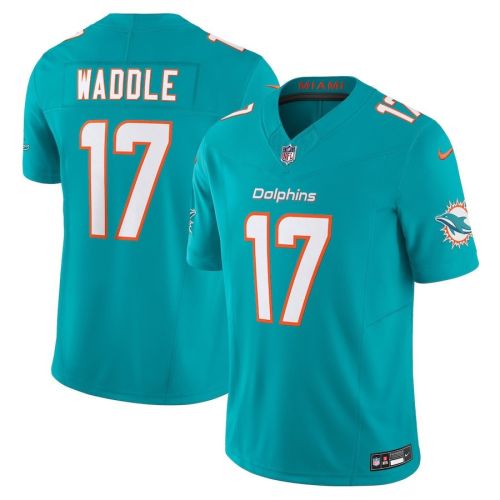 Jaylen Waddle 17 Miami Dolphins Vapor F.U.S.E. Limited Jersey - Aqua