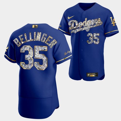 Los Angeles Dodgers Cody Bellinger Royal Jersey 35 Golden Diamond 2022-23-23 Uniform