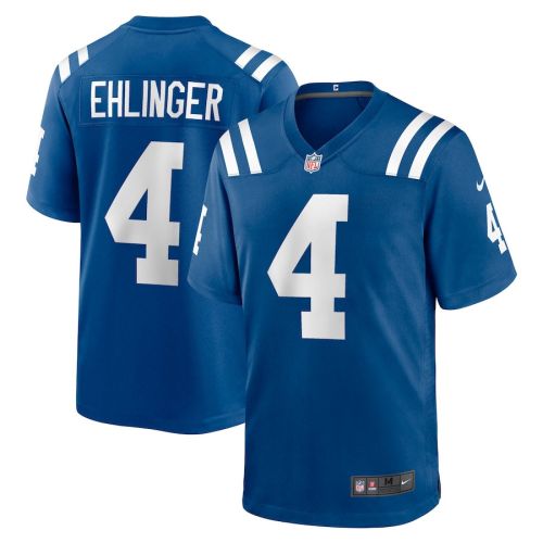 Sam Ehlinger 4 Indianapolis Colts Men Team Game Jersey - Royal