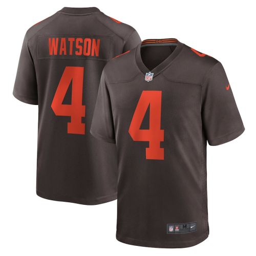 Deshaun Watson 4 Cleveland Browns Men's Alternate Game Jersey - Brown