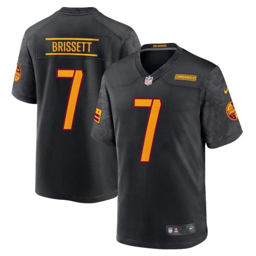 Jacoby Brissett 7 Washington Commanders Game Men Jersey - Black