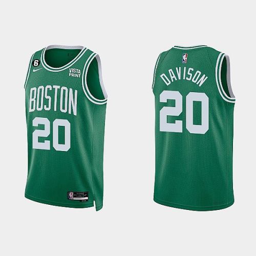 Boston Celtics 20 JD Davison 2022-23 Icon Edition Kelly Green Men Jersey