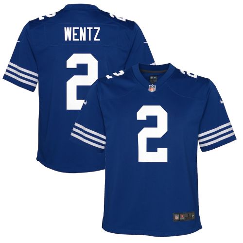 Carson Wentz 2 Indianapolis Colts YOUTH Alternate Game Jersey - Royal