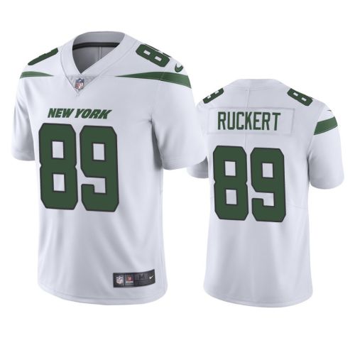 New York Jets Jeremy Ruckert 89 White Vapor Limited Jersey