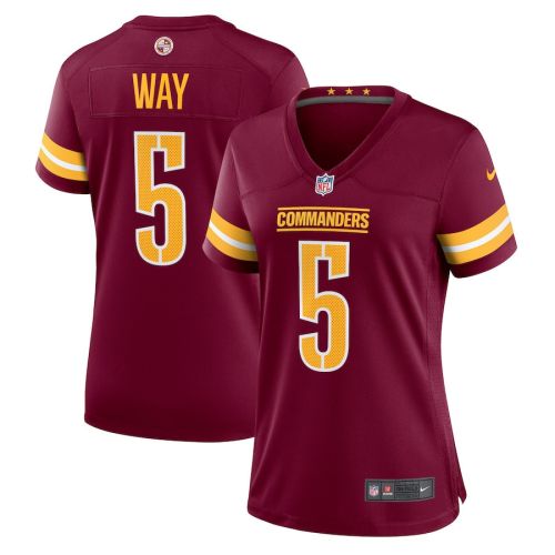 Tress Way 5 Washington Commanders Women Game Jersey - Burgundy