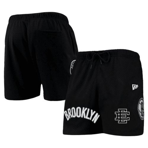 Brooklyn Nets Team Black Mesh Capsule Shorts - Men