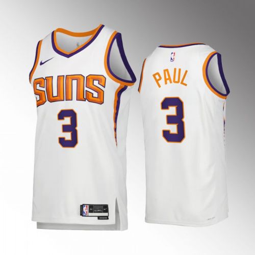 Phoenix Suns Chris Paul 3 2022-23 Association Edition White Jersey Swingman