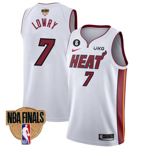 Kyle Lowry 7 Miami Heat Final Champions 2023 Swingman Jersey - White