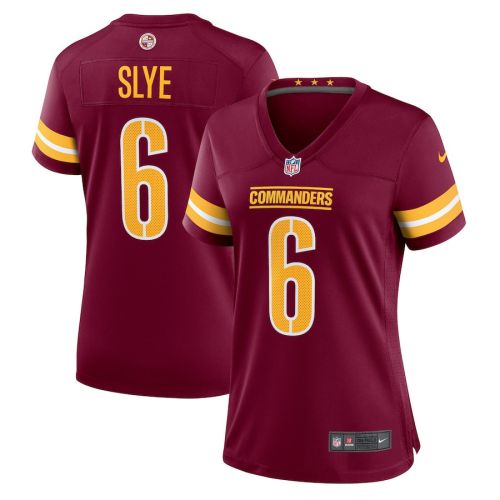 Joey Slye 6 Washington Commanders Women Game Jersey - Burgundy