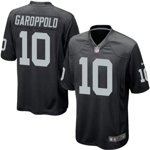 Jimmy Garoppolo 10 Las Vegas Raiders Game Men Jersey - Black