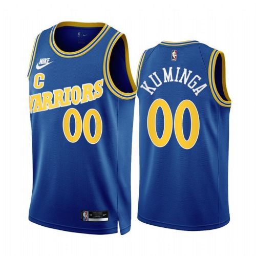 Jonathan Kuminga 2022-23 Golden State Warriors Royal 00 Classic Edition Jersey - Men Jersey