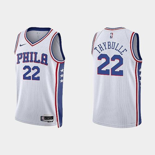 Philadelphia 76ers Matisse Thybulle 22 2022-23 Association Edition White Men Jersey Swingman