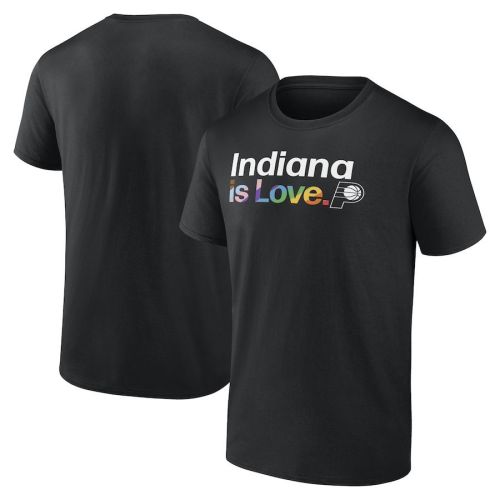 Indiana Pacers Team City Pride Logo Men T-Shirt - Black