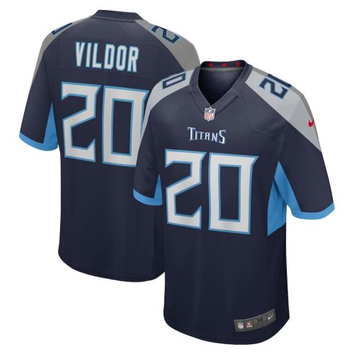 Kindle Vildor 20 Tennessee Titans Men Team Game Jersey - Navy