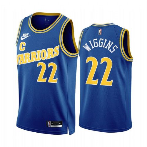 Andrew Wiggins 2022-23 Golden State Warriors Royal 22 Classic Edition Jersey - Men Jersey