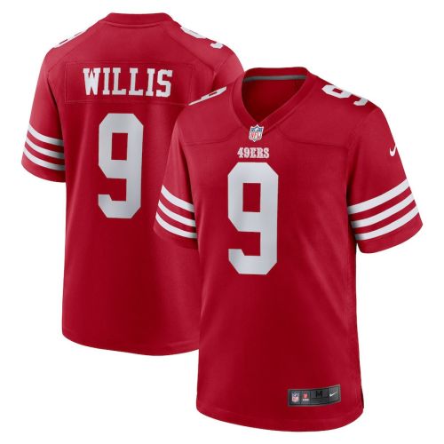 Brayden Willis 9 San Francisco 49ers Men Team Game Jersey - Scarlet