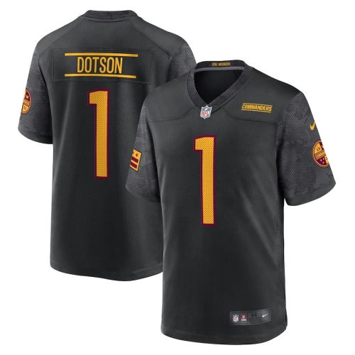 Jahan Dotson 1 Washington Commanders Alternate Men Game Jersey - Black