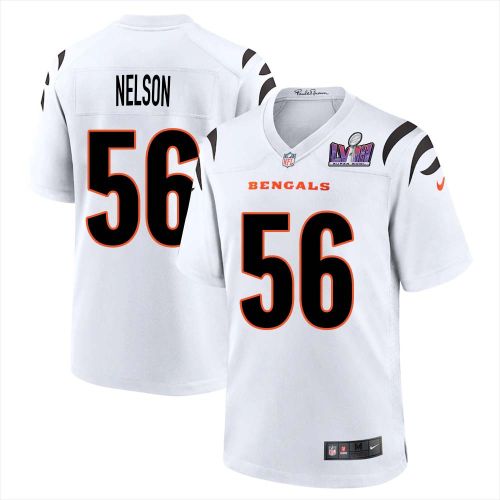 Evan McPherson 2 Cincinnati Bengals Super Bowl LVIII Men Away Limited Jersey - White