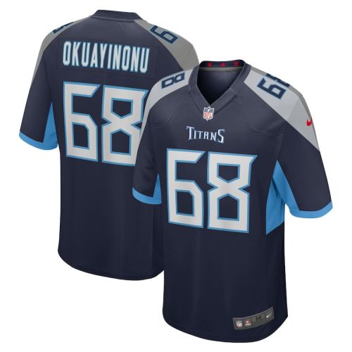 Sam Okuayinonu Tennessee Titans Game Player Jersey - Navy