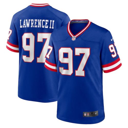 Dexter Lawrence II 97 New York Giants Men Classic Game Jersey - Royal