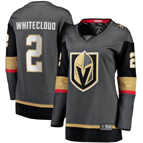 Women's Zach Whitecloud Black Vegas Golden Knights Home Breakaway Jersey Jersey