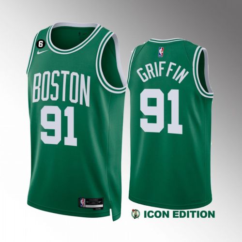 Blake Griffin 91 2022-23 Boston Celtics Green Icon Edition Men Jersey Swingman