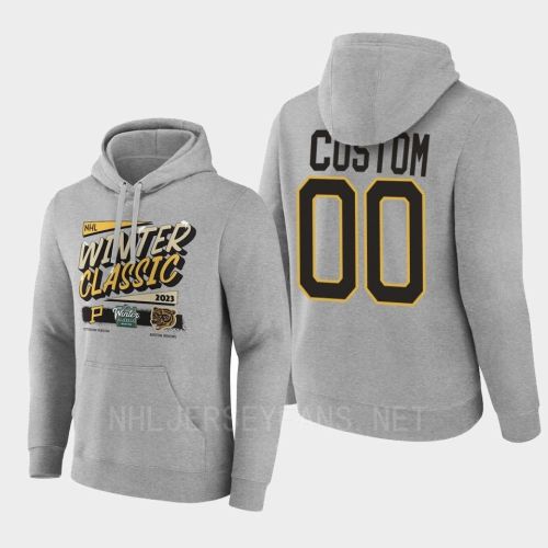 Boston Bruins 00 Custom 2022-23 Winter Hoodie Pullover