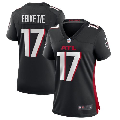 Arnold Ebiketie 17 Atlanta Falcons Women's Team Game Jersey - Black