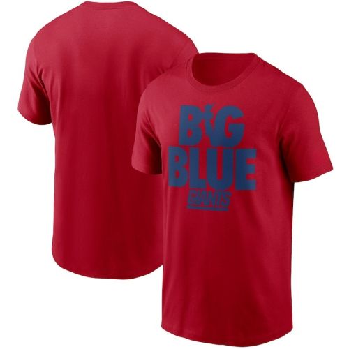 New York Giants Hometown Collection Big Blue T-Shirt - Red