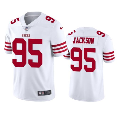 San Francisco 49ers Drake Jackson 95 White Vapor Limited Jersey