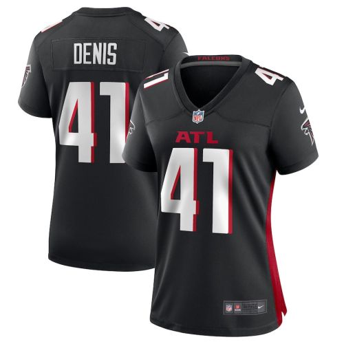 Lukas Denis 41 Atlanta Falcons Women Game Jersey - Black