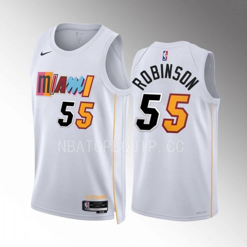 Duncan Robinson 55 Miami Heat 2022-23 City Edition White Jersey Mashup Vol.2