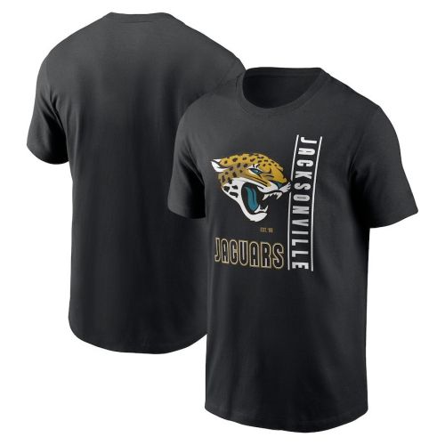 Jacksonville Jaguars Lockup Essential T-Shirt - Black