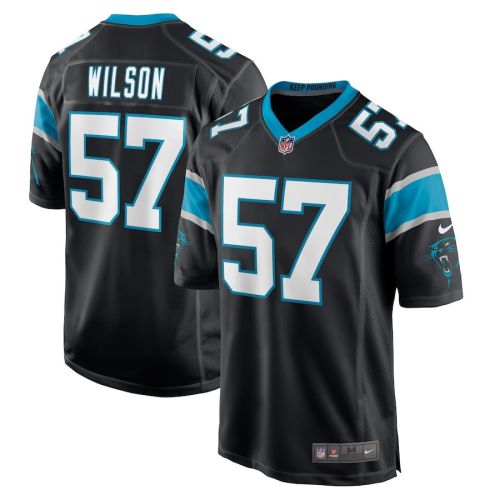 Damien Wilson Carolina Panthers Game Player Jersey - Black