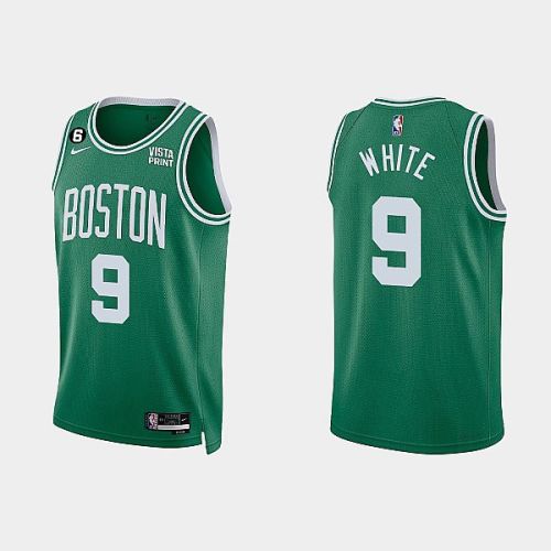 Boston Celtics 9 Derrick White 2022-23 Icon Edition Kelly Green Men Jersey