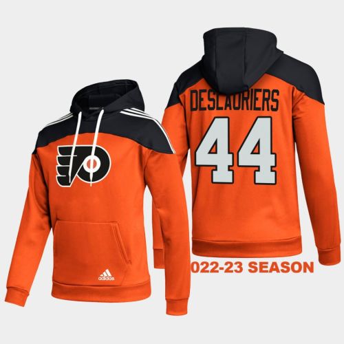 Philadelphia Flyers 44 Nicolas Deslauriers 2022-23 Stylish Orange Hoodie Pullover