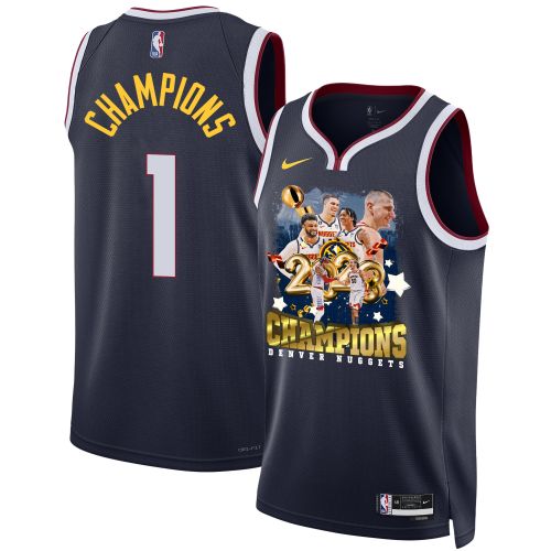 Denver Nuggets Celebrating 2023 Championship Victory Swingman Jersey - Black