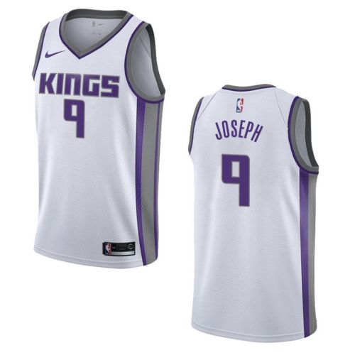 Men's Sacramento Kings 9 Cory Joseph Association Swingman Jersey - White