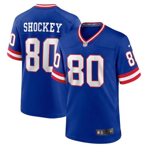 Jeremy Shockey New York Giants Classic Retired Player Game Jersey - Royal