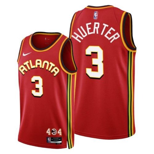 Kevin Huerter 3 Atlanta Hawks 2022-23 Icon Edition Red Jersey - Men Jersey