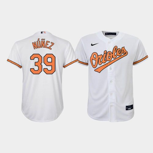 Youth Baltimore Orioles Renato Nunez 39 White Home Jersey Jersey